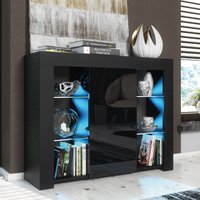 Sideboard LED Lighting & Gloss Doors 97cm