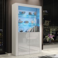 Display Cabinet LED Lights & Gloss Doors 170cm