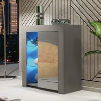 Sideboard LED Lighting & Gloss Doors 83cm