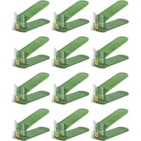 Hygrad Built to Survive Acrylic Shoe Slots Organizer Wardrobe Stacker Space Saver Rack Holder in Green