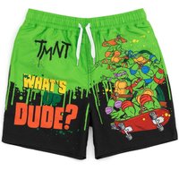 Teenage Mutant Ninja Turtles Boy's Kids Swim Shorts (Multicoloured) | Size: 3-4 Years