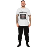 Marvel Men's Short Sleeve Long Leg Pyjama Set | White | Official Merch | Size: Large