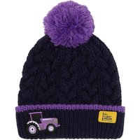 Lighthouse Clothing Bobbie Bobble Hat in Purple | Size: 2-4 Years