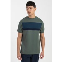 Men's Heavy T-Shirt With Chest Panel