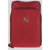 Ashwood Leather Women's 'Aphrodite' Real Leather Crossbody Smart Phone Bag in Wine