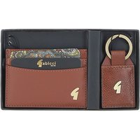 303 Real Leather Card Holder & Key Ring Gift Set