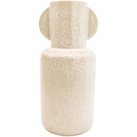 Madison & Mayfair Art Deco Style Cream Vase with a Wide Neck