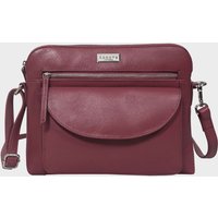 Assots London Women's 'JEAN' Soft Pebble Grain Real Leather Crossbody Bag in Pink