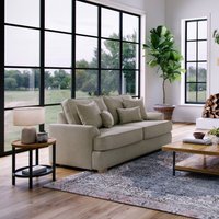 The Great Sofa Company Ophelia 2 Seater Chenille Sofa in Stone