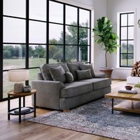 The Great Sofa Company Ophelia 2 Seater Chenille Sofa in Dark Grey