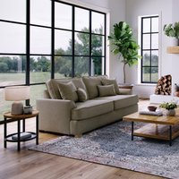 The Great Sofa Company Ophelia 3 Seater Chenille Sofa in Grey