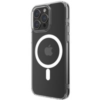 QDOS Hybrid Force + Snap iPhone 15 Pro Max Phone Case in Clear