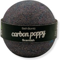 Scentish Carbon Poppy Bath Bomb Round in Black
