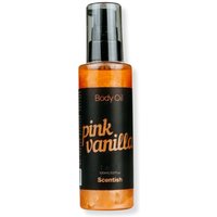Scentish Women's Pink Vanilla Shimmering Body Oil in Metallic Gold | Size: 100ml
