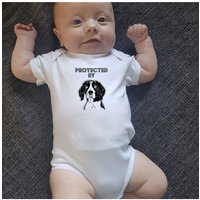Protected Airedale Dog bodysuit & Grow m
