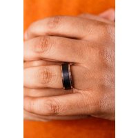 8mm Wide Band Wedding Tungsten Thick Band Ring