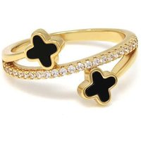 Clover Ring Stainless Steel Medium