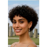 Otis Jaxon London Women's Spiral Ribbon Sterling Silver Drop Earrings in Gold