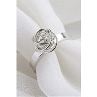 Otis Jaxon London Women's Nest Contemporary Sterling Silver Ring | Size: Large