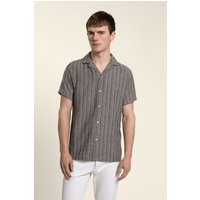 Men's Twill Textured Short Sleeve Shirt