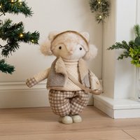 Scottish Everlastings Ltd 40cm Plush Fox in Cream
