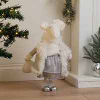 44cm Plush Mouse Silver