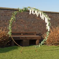 Scottish Everlastings Ltd 1.8m Gold Round Arch Frame