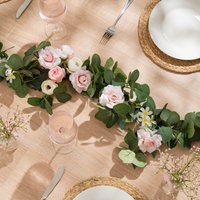 150cm Pink Mixed Floral Vintage Garland
