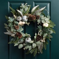 Scottish Everlastings Ltd 65cm Premium Pumpkin Wreath Green