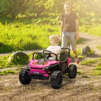 Ride on Car 12V Electric Truck w Horn Lights USB Pack