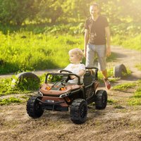 Ride on Car 12V Electric Truck w Horn Lights USB Pack