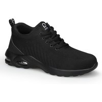 SAFETY BRANDS Men's Mens Safety Air Trainers Steel Toe Cap Lightweight Water Resistant Boots in Black | Size: 12