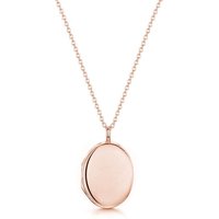 LOVELOX Lockets Women's Oval Locket in Rose Gold