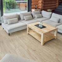Novecrafto Self Adhesive Floor Planks Pack of 36 Planks Peel & Stick Vinyl Flooring (91.4x15.2cm) in Light Oak | Size: 91.4x15.2 cm