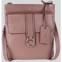 Ashwood Leather Women's 'Heaven' Real Leather Cross Body Bag in Rose