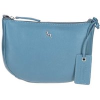 Ashwood Leather Women's 'Galway' Elegant Real Leather Crossbody Bag in Blue
