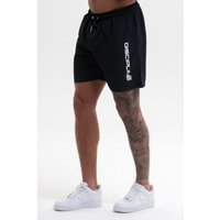 Discipline 365 Men's Discipline Black Gym Shorts with Mesh Insert Pockets & Brand Detail | Size: Large