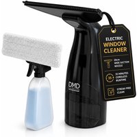 DMD Collective Cordless Window Vacuum Cleaner Rechargeable with 100ml Water Tank in Black