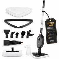 DMD Collective DMD 10-in-1 Multifunction Upright Steam Mop, Kills 99.9% of Bacteria For Cleaning Hard Floors, Carpets, Bathroom, Kitchen in Black