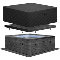 Garda 4 Person Foam Hot Tub Bundle Thermal Cover & Ground Sheet
