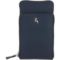 Ashwood Leather Women's 'Incanto Cuoio' Crossbody Phone Bag in Navy