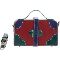 Ashwood Leather Women's 'Adelaide' Leather Shoulder Bag in Red