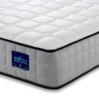 Bedzonline 3FT Gravity Memory Foam Spring Mattress with Premium Cool Touch Fabric - for Premium Comfort & Restful Sleep in Grey | Size: Single