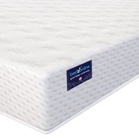 Bedzonline 3FT Motion Isolation Reflex Foam Mattress 4 Zone - Adaptive Support, Pressure Relief & Restful Sleep in White | Size: Single
