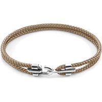 & Canterbury Silver & Rope Bracelet Light cm