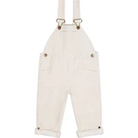 Dotty Dungarees Custard Corduroy Dungarees - 2-3y in Cream | Size: 2-3 Years