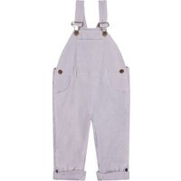 Dotty Dungarees Fog Corduroy Dungarees - 6-12m in Grey | Size: 6-12 m