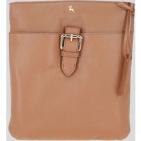 Ashwood Leather Women's 'Bella' Real Leather Crossbody Bag in Camel