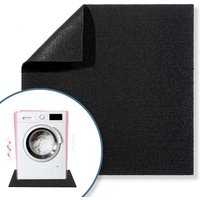Nicoman Anti-Vibration Rubber Mat for Washing Machine in Black | Size: 600mm x 600mm
