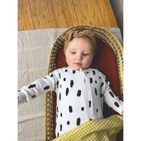 Ottie and Tottie Sleepsuit in White | Size: 3-6 m